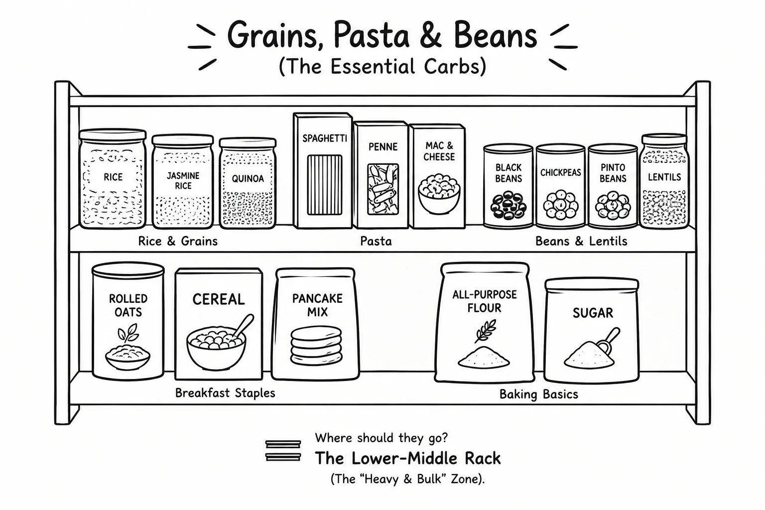 How much room is actually in a small pantry, and isn’t that enough for us?